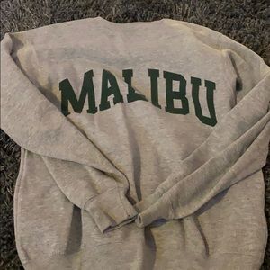 Brandy Melville Malibu sweatshirt gray